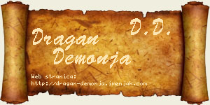 Dragan Demonja vizit kartica